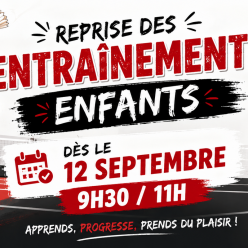 Reprise entrainements kids