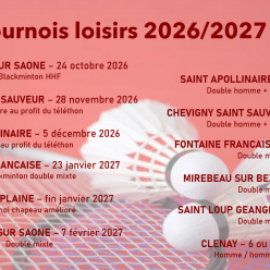 PLANNING DES TOURNOIS 2026/2027